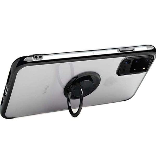 Samsung Galaxy S20 Ultra - Praktiskt Silikonskal med Ringhållare