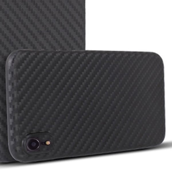 iPhone XR - Slittåligt Karbon-Design Skal