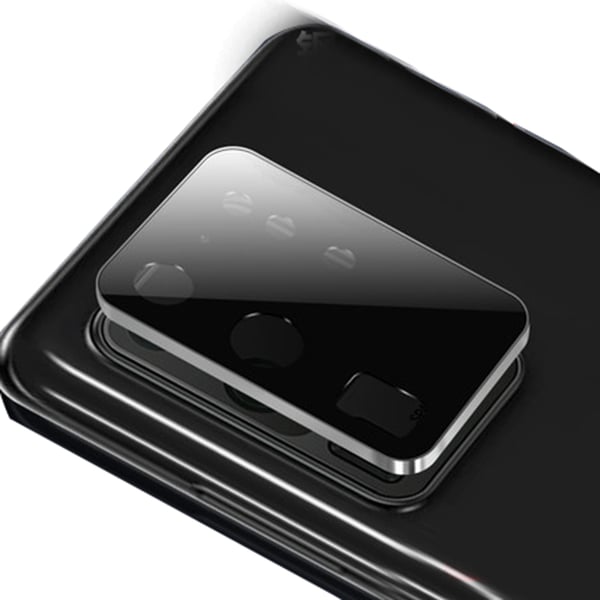 S20 Ultra Kameralinsskydd 9H Härdat glas + Titanlegeringsram