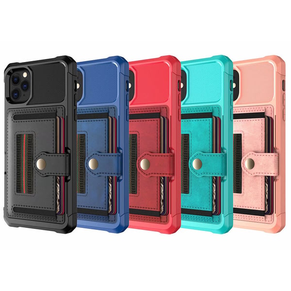 iPhone 11 Pro - Elegant Skyddsskal med Kortfack