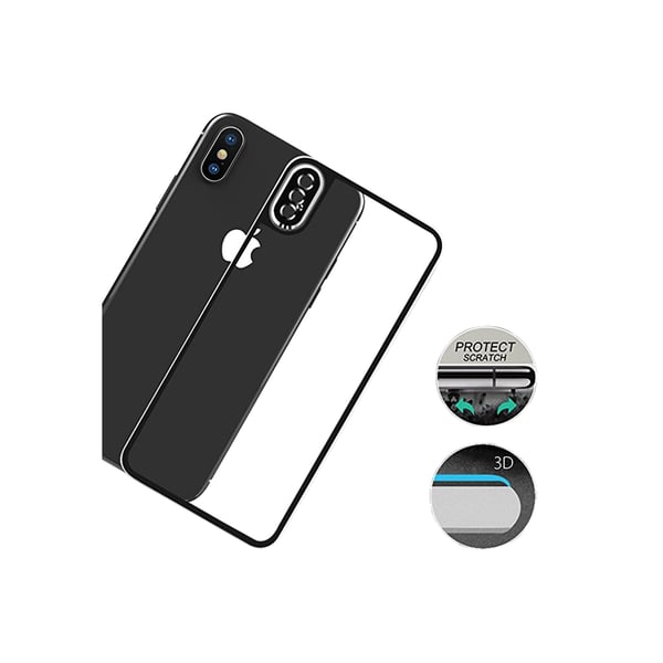 Fram&Baksida HuTech Skärmskydd 3D i Aluminium iPhone XS Max