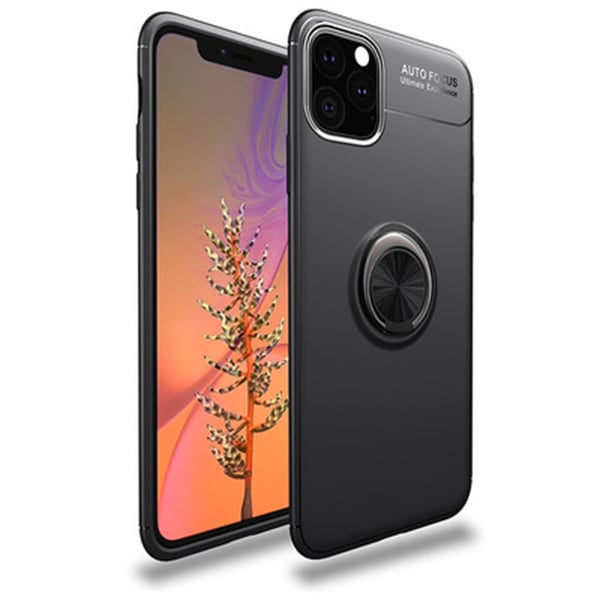 iPhone 11 - Skyddande Stilrent Skal med Ringhållare