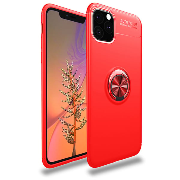 iPhone 11 Pro Max - Praktiskt Skal med Ringhållare AUTO FOCUS