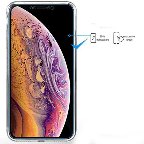iPhone 11 - Skyddande Dubbelsidigt Silikonskal NORTH