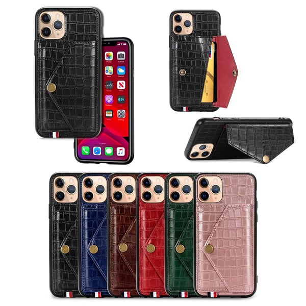 iPhone 11 Pro Max - Professionellt Skal med Korthållare