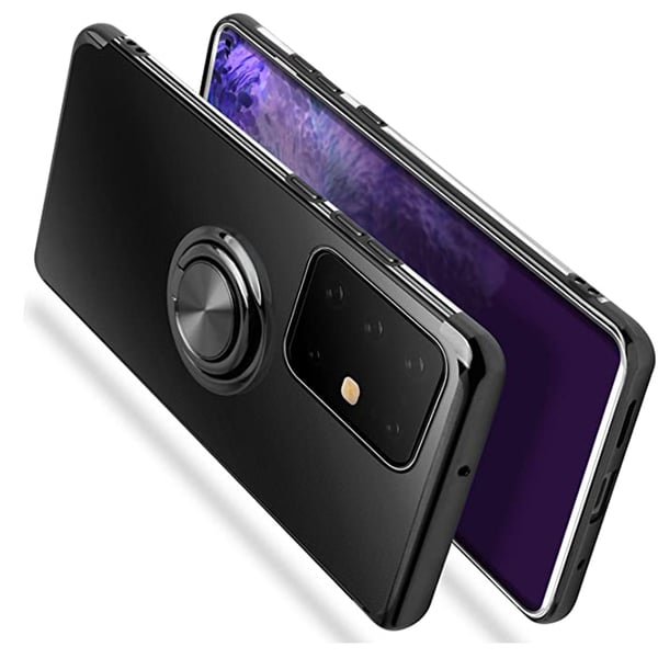 Effektfullt Silikonskal med Ringh�llare - Samsung Galaxy A51