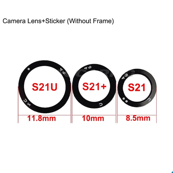 2-PACK Samsung Galaxy S21 Bakre Kamerafälglins Reservdel