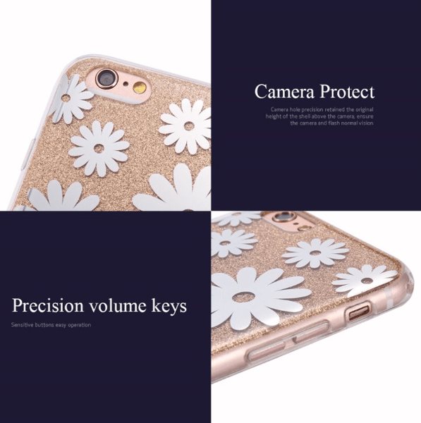 iPhone 6/6S Stilrent Crystalflower-skal från FLOVEME ORIGINAL