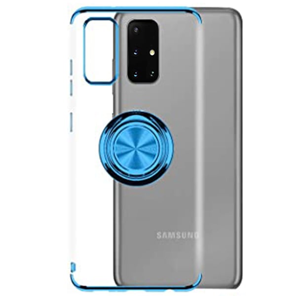 Effektfullt Silikonskal med Ringh�llare - Samsung Galaxy A51