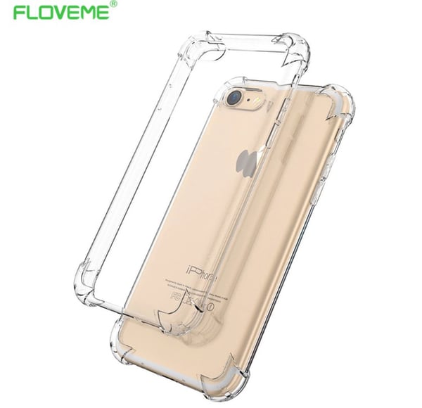 Praktiskt Stötdämpande Silikonskal för iPhone 7 Anti-Shock