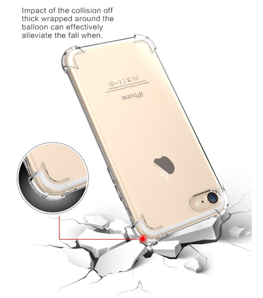 Praktiskt Stötdämpande Silikonskal för iPhone 7 Anti-Shock