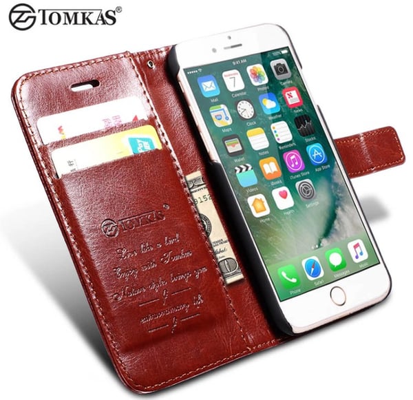 iPhone 7 PLUS Praktiskt Plånboksfodral från TOMKAS (ORGINAL)