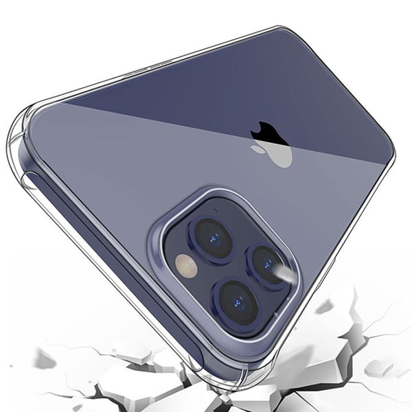 iPhone 14 Pro Max 1 Set Stötdämpande Silikonskal med Skärmskydd