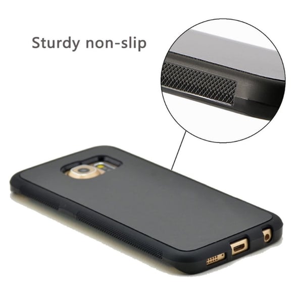 Praktiskt Anti-Gravity Silicon skal för Galaxy S7 EDGE