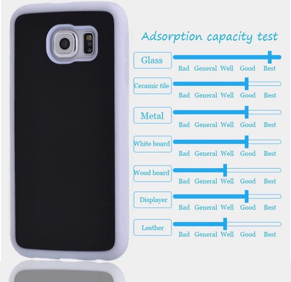 Praktiskt Anti-Gravity Silicon skal för Galaxy S7 EDGE