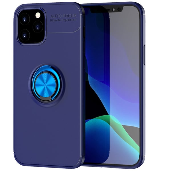 iPhone 13 Pro Max - Skyddande Stilrent Skal med Ringhållare