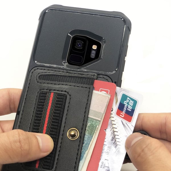 Samsung Galaxy S9 - Stilrent Skyddsskal med Kortfack