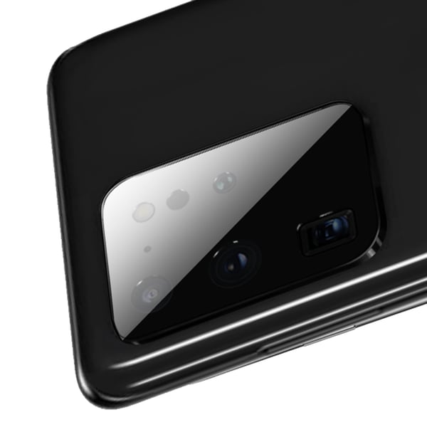 S20 Ultra Kameralinsskydd 9H Härdat glas + Titanlegeringsram