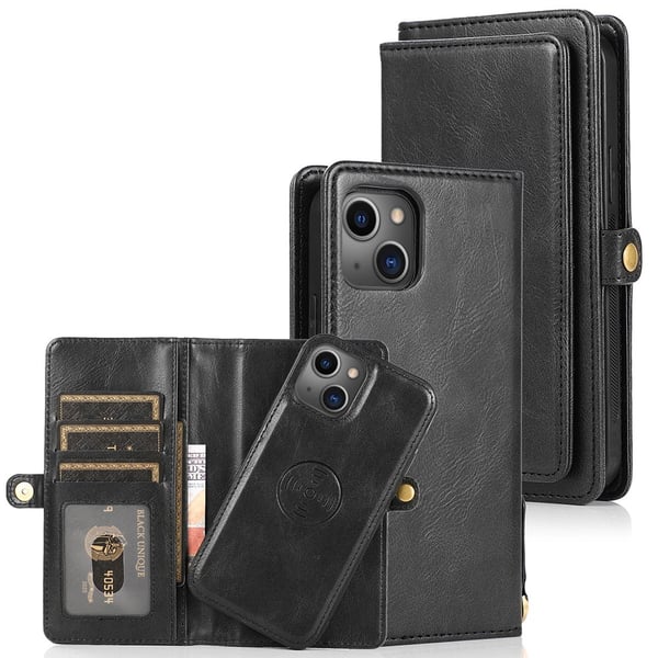 iPhone 14 Plus - Professionellt Praktiskt Plånboksfodral