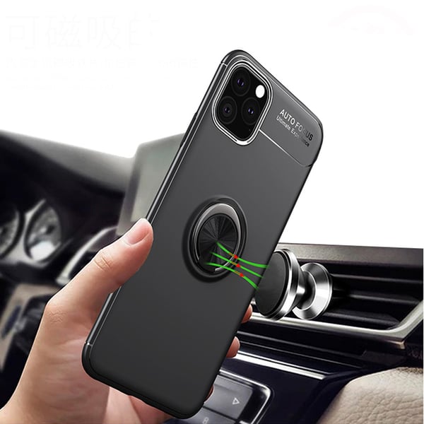 iPhone 11 Pro - Stilrent Auto Focus Skal med Ringhållare