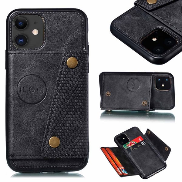 iPhone 12 - Skal med Korthållare