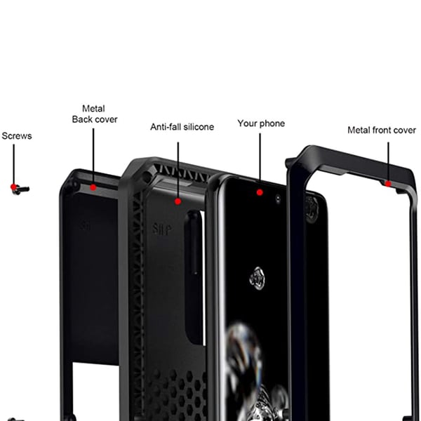 Samsung Galaxy S20 - Kraftfullt Skyddande Aluminium Skal