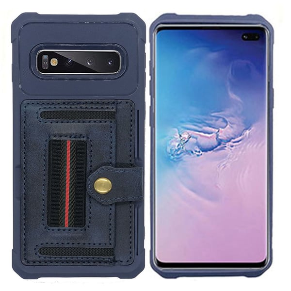 Samsung Galaxy S10 - Robust Skal med Korthållare