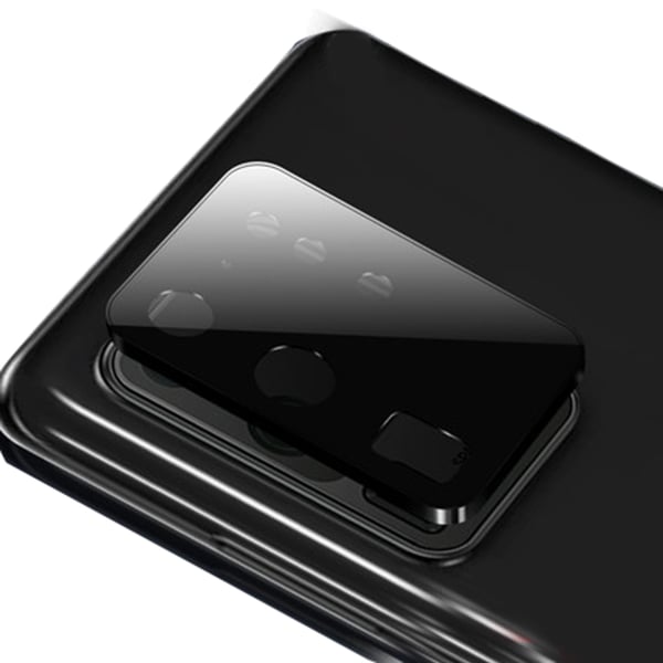 S20 Ultra Kameralinsskydd 9H Härdat glas + Titanlegeringsram