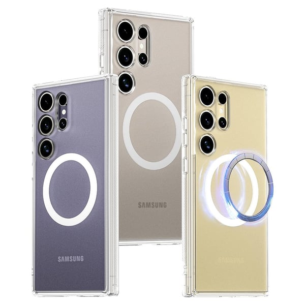 Galaxy S22 ULTRA - Magnetiskt trådlöst laddningsskal med stötskydd
