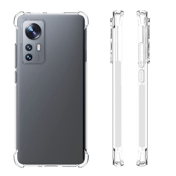 Xiaomi Mi 12 - Stilrent Stötdämpande FLOVEME Silikonskal