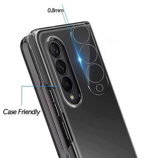3-PACK Samsung Galaxy Z Fold 4 Kameralinsskydd Standard HD