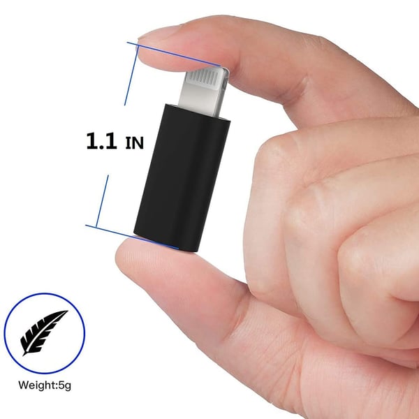 Adapter USB-C till iPhone 2in1 Laddning + Dataöverföring