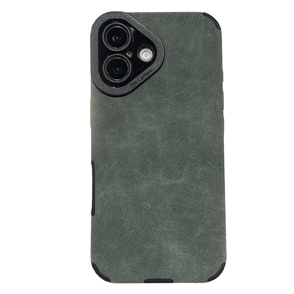 iPhone 16  Elegant Silikonskal med Skyddande Kant runt Kameran