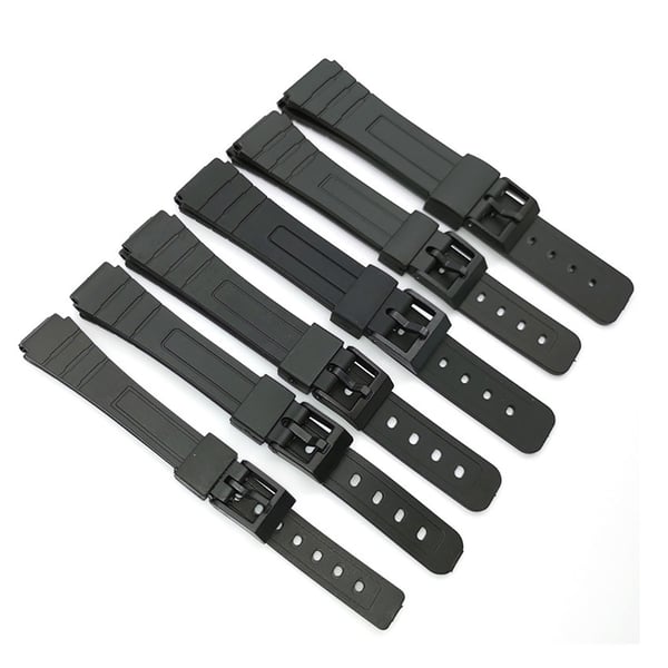 Hållbart Silikongummi Klockarmband 12-22mm