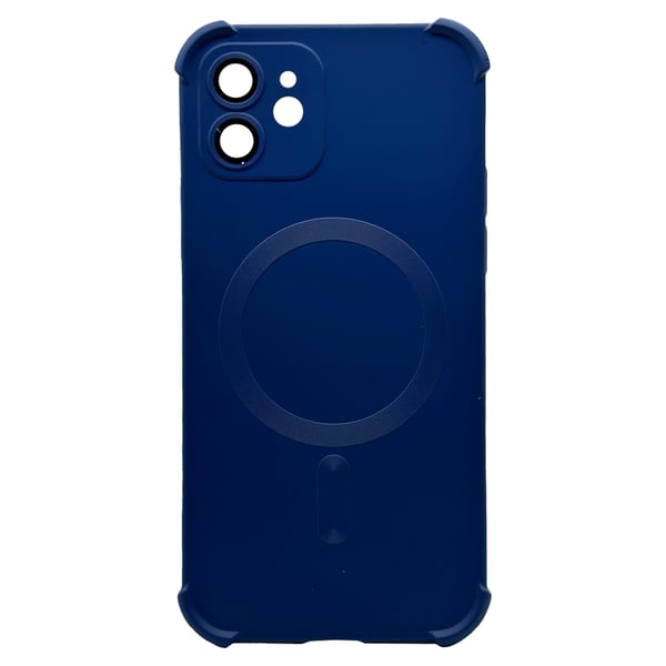 iPhone 12 -  Silikonskal med Magnetiskt Stötskydd
