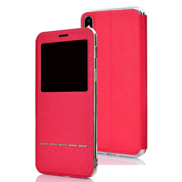 Elegant Smartfodral (Svarsfunktion) F�nster iPhone XS Max