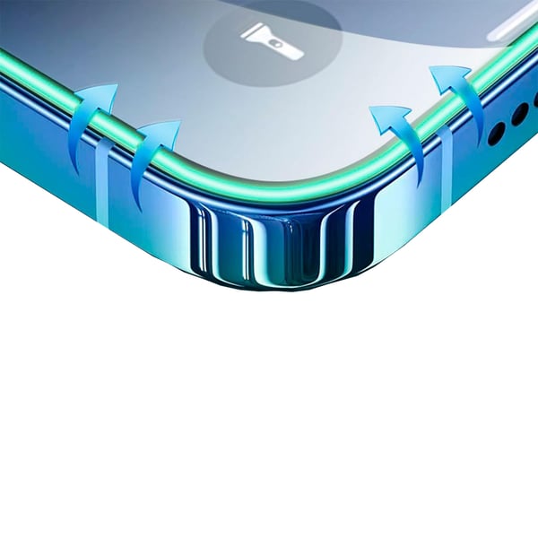 iPhone 15 pro max Skärmskydd Självlysande Ram 9H 0,3mm