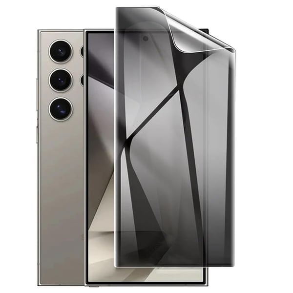 2-PACK Samsung Galaxy S24 Ultra Integritetsskyddande Hydrogel Mjuk skärmskydd