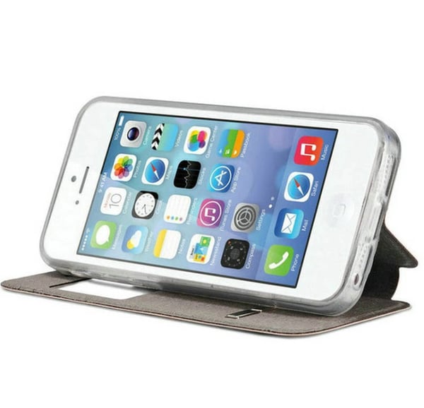Exklusivt Smartfodral med Fönster & Svarsfunktion för iPhone 8