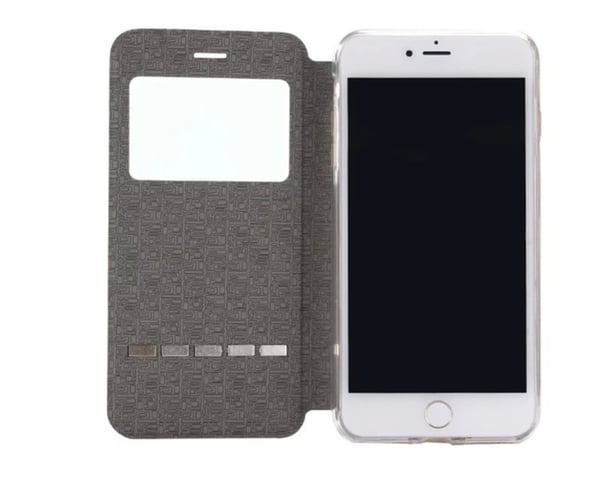 iPhone 8 Stilsäkert Robust Smartfodral Fönster & Svarsfunktion