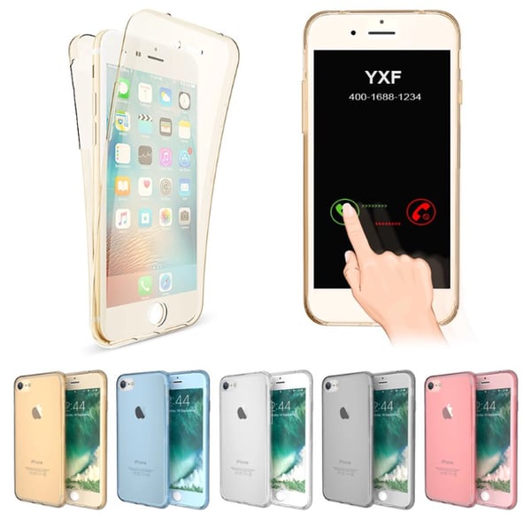 Smart Touchfunktionsfodral från NORTH till iPhone 7 (MAX SKYDD)
