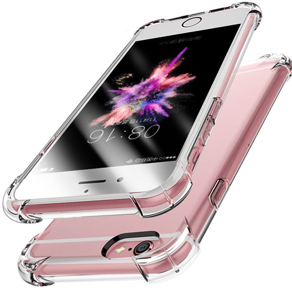 iPhone 6/6S PLUS - Stötdämpande Floveme Skal med Korthållare