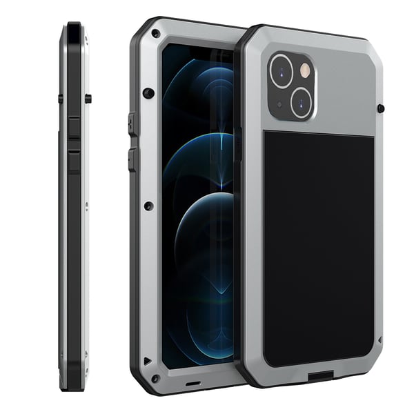 iPhone 13 - Kraftfullt Skyddsskal i Aluminium HEAVY DUTY
