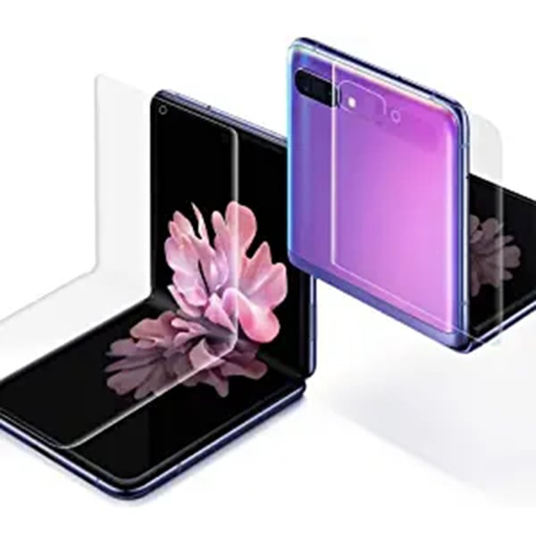 2-PACK Galaxy Z Flip - Skärmskydd 3 in 1 Hydrogel (Fram + Bak)