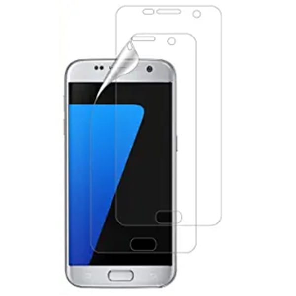 Samsung Galaxy S7 2-PACK Mjukt Skärmskydd PET 9H 0,2mm