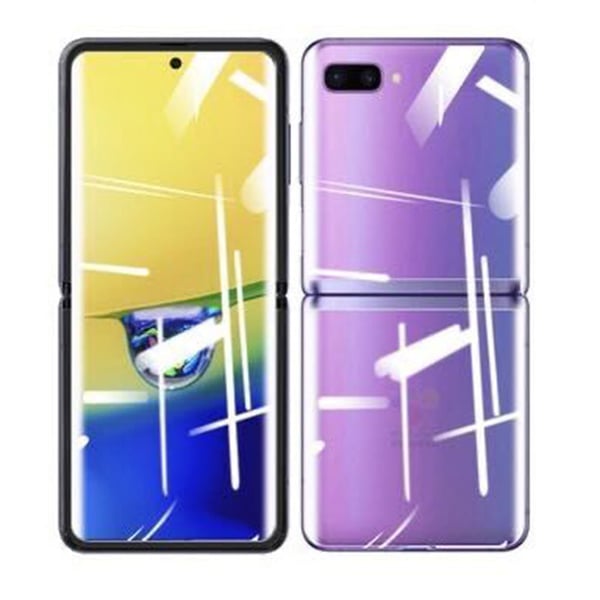 Galaxy Z Flip - Skärmskydd 3 in 1 Hydrogel (Fram- & Baksida)