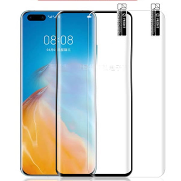 Huawei P40 Pro 3-PACK Mjukt Skärmskydd 3D PET 9H 0,2mm
