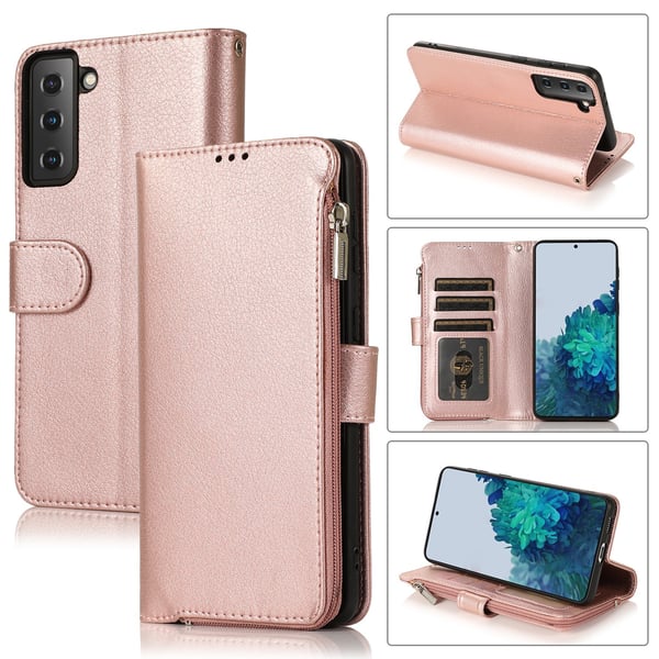 Samsung Galaxy S21 Plus - Stilrent Praktiskt Plånboksfodral