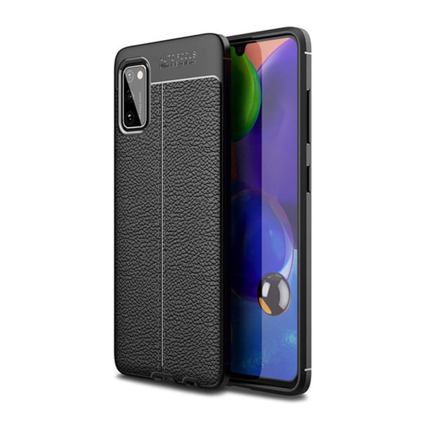 Samsung Galaxy A41 - Stilsäkert Litchi-Läder Design Skal