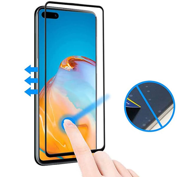 Huawei P40 Pro 2-PACK Mjukt Skärmskydd 3D PET 9H 0,2mm